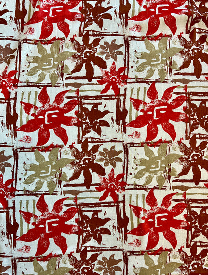 Tela Linen Print #088 Moore