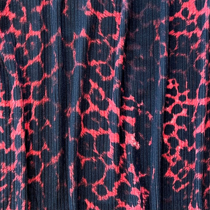 Tela Punto estampado Angora print Marina