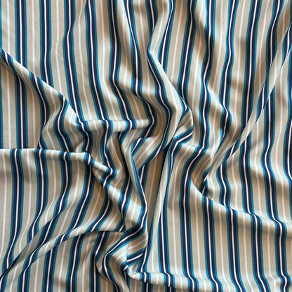 Tela Plana Color Poliéster Spandex Moss Crep  Print Raya #4