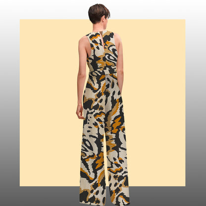 Tela Plana Estampada Viscosa Rayón Paradise Ondas