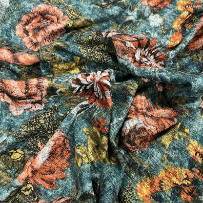 Tela Jersey Punto Rodas Print 020