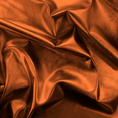 Tela Jersey Punto Poliéster PU Ecocuero Brillo Rock