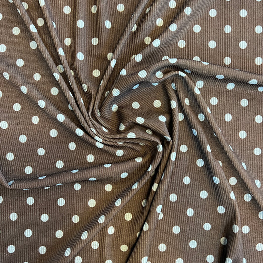 Tela Jersey Roma Rib Dot #3