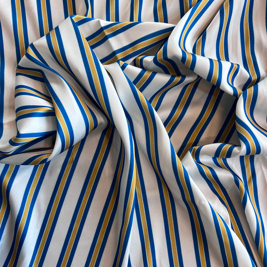 Tela Plana Color Poliéster seda Argel Satin Raya #5