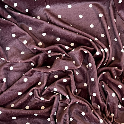 Tela Viena velvet print