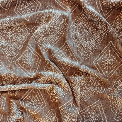 TELA PLANA MELANGE ZANIA EMBRODERY