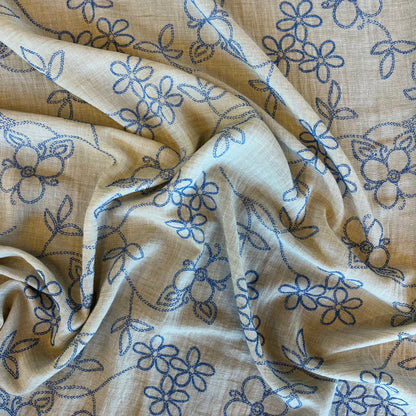 TELA PLANA MELANGE ZANIA EMBRODERY