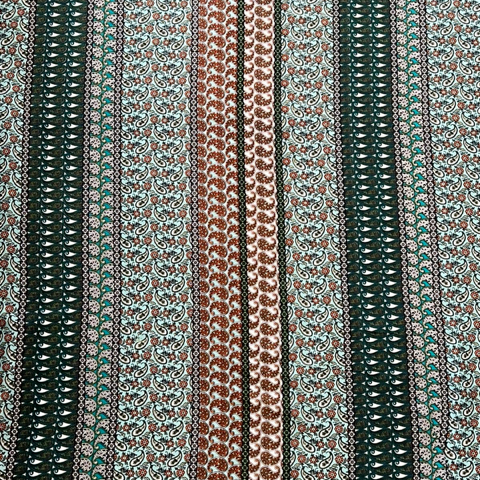 Tela Plana Estampada Viscosa Rayón Georgia Print 8601