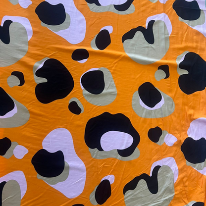 Tela Plana Estampada Viscosa Rayón Paradise 57bp