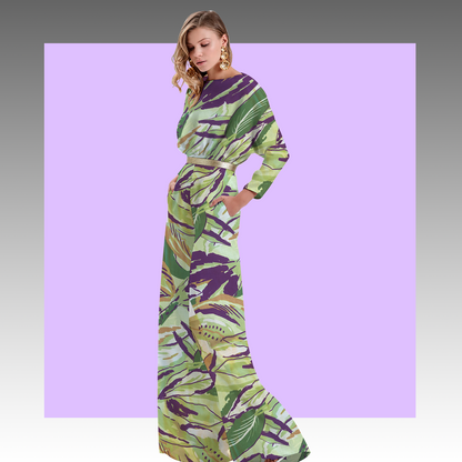 Tela Plana Estampada Texturizada Martinica Print Ivanna