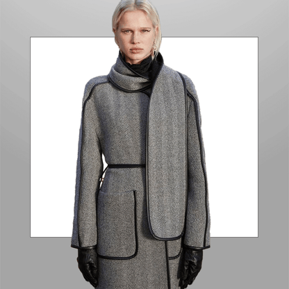 Tela Fantasía Color Tweed Poliéster Spandex Megan Espiga