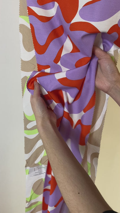 Tela Plana Estampada Viscosa Rayón Paradise Sol