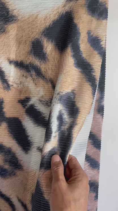 Tela Punto estampado Angora print  Zara