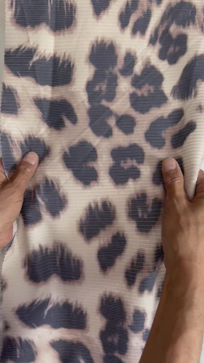 Tela Punto estampado Angora print Zincia