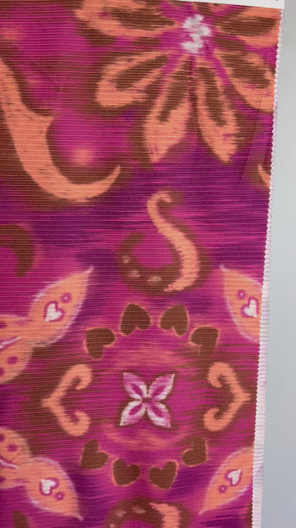 Tela Punto estampado Angora print  Fleur