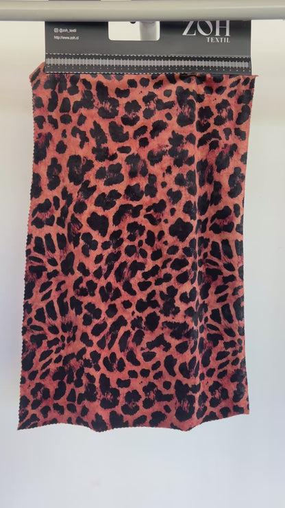Tela Viena velvet print