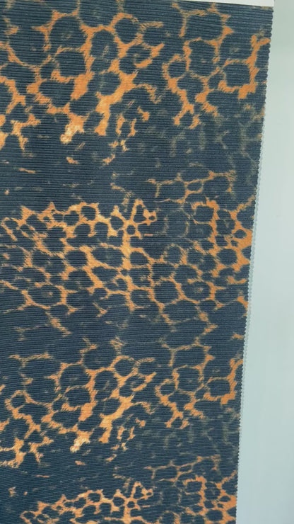 Tela Punto estampado Angora print Marina