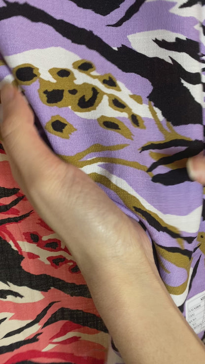 Tela Plana Estampada Texturizada Martinica Print Chiara