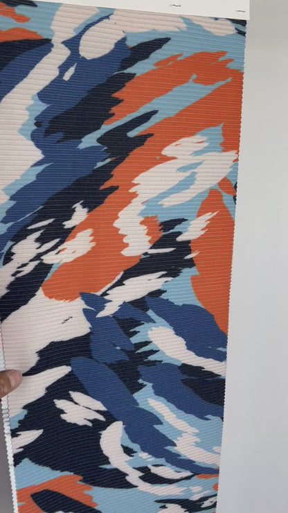 Tela Punto estampado Angora print Lucrecia