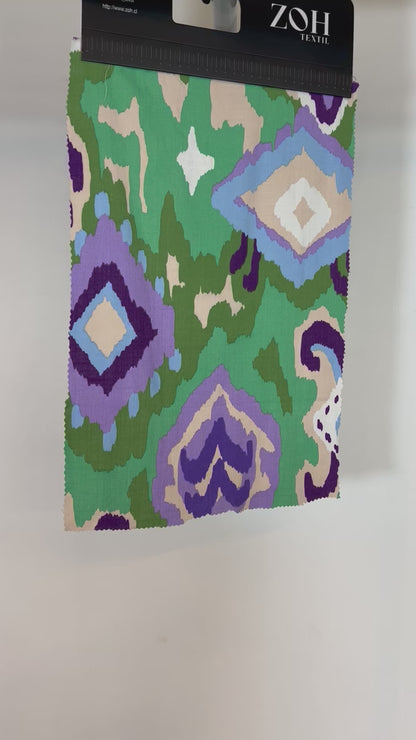 Tela Plana Estampada Texturizada Martinica Print Santi