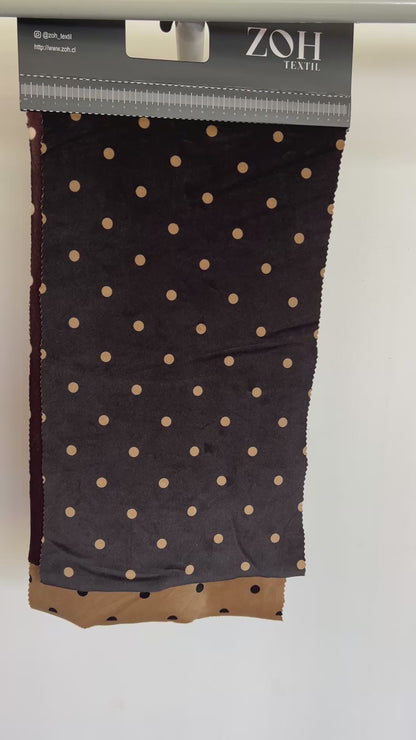 Tela Viena velvet print