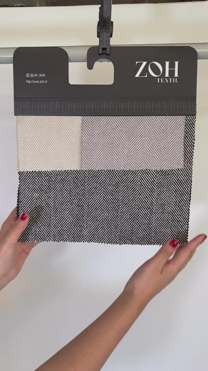 Tela Fantasía Color Tweed Poliéster Spandex Megan Espiga