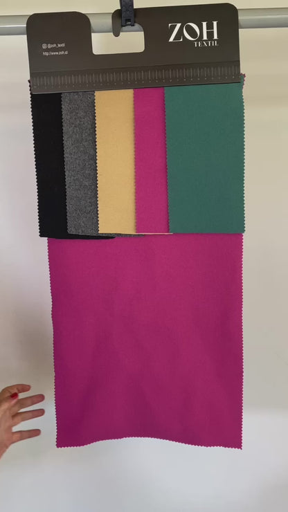 Tela Plana Color Poliéster Muflón Rotterdam