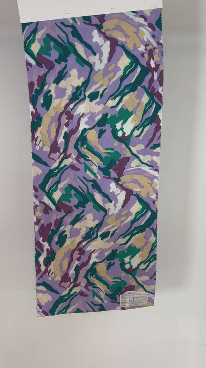 Tela Plana Estampada Texturizada Martinica Print Lea