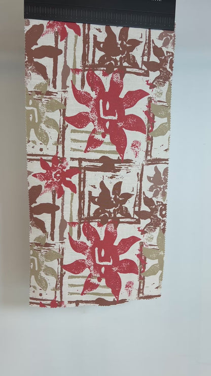 Tela Linen Print #088 Moore