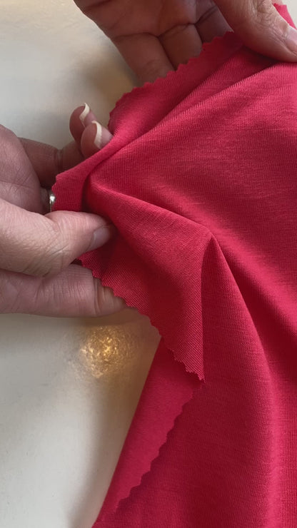 Tela Jersey Punto Color Rayón Spandex Modal Delhi