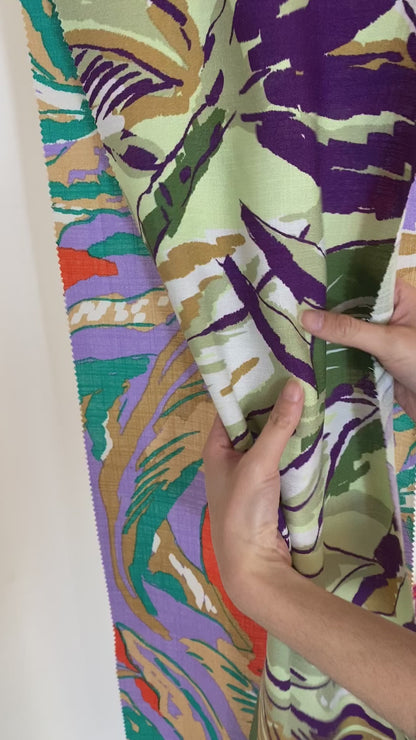 Tela Plana Estampada Texturizada Martinica Print Ivanna