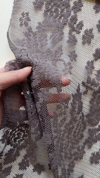 Tela Jersey Punto Color Poliéster Encaje Corcega