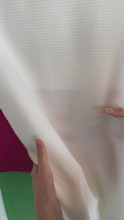 Tela Jersey Punto Color Poliéster Spandex Canutón Donna