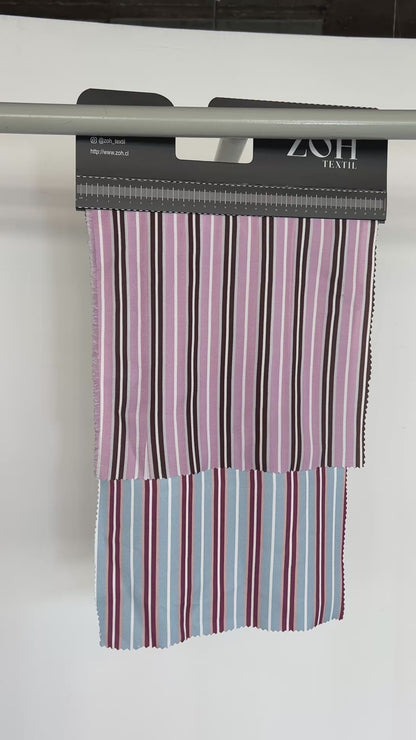 Tela Plana Color Poliéster Spandex Moss Crep  Print Raya #4