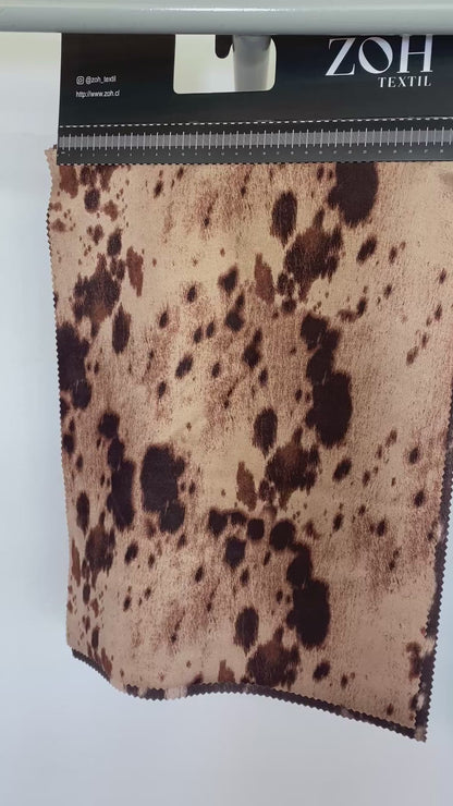 Tela Jersey Punto Color Poliéster Spandex Gamuza Apache Print #58-8