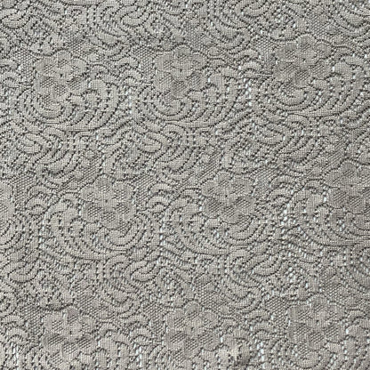 Tela Jersey Punto Color Poliéster Spandex Encaje Camelia