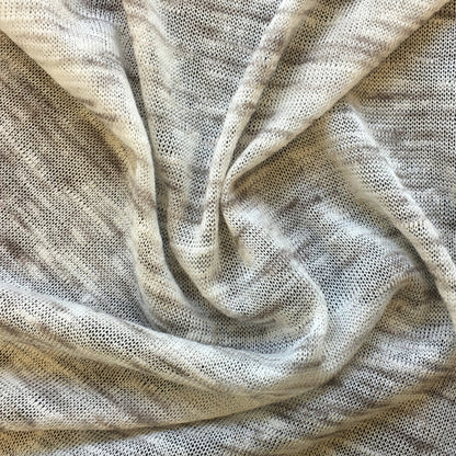 Tela Jersey Punto Melange Poliéster Rayón Amanda