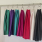 Tela Jersey Punto Color Poliéster Spandex Back Satin Alessia