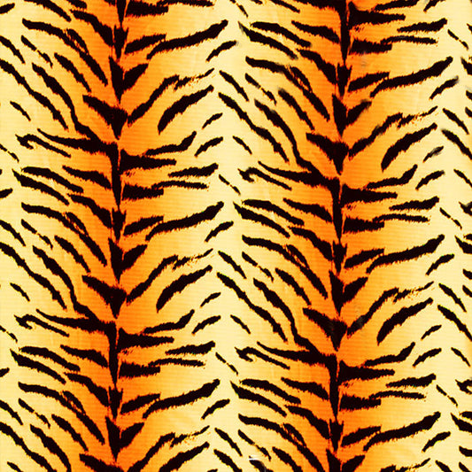 Tela Plana Estampada Poliéster Crep Marrocaine 131 Brown