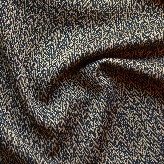 Tela Jersey Punto Tweed Poliéster Rayón Escocia