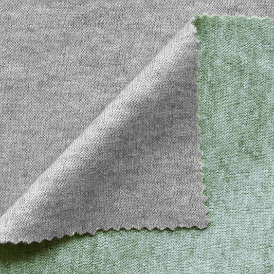 Tela Jersey Punto Melange Rayón Nylon Lanilla Saville