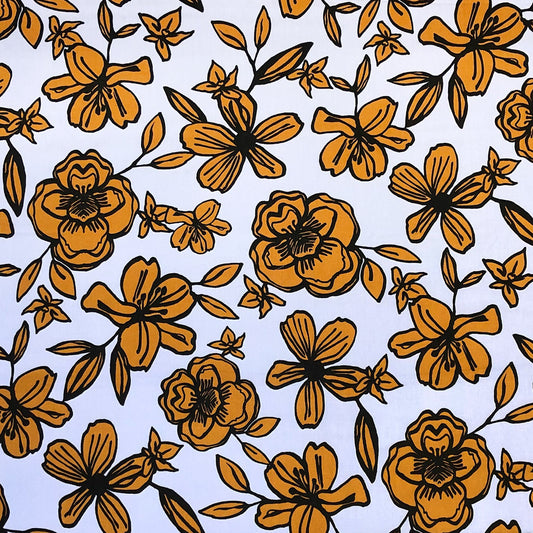 Tela Plana Estampada Viscosa Rayón Paradise g15