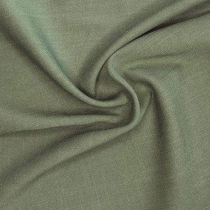 Tela Plana Color Viscosa Rayón Texturizada  Thai / Efecto Lino