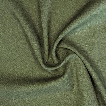 Tela Plana Color Viscosa Rayón Texturizada  Thai / Efecto Lino