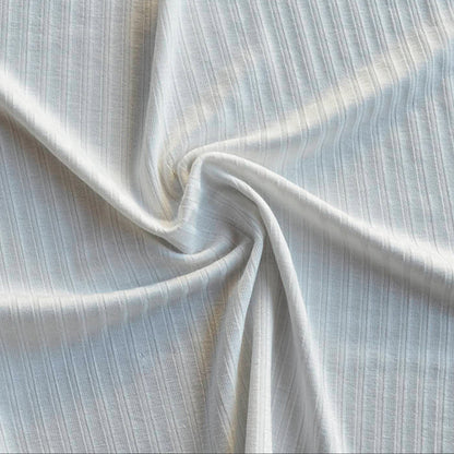 Tela Jersey Punto Color Rayón Spandex Rib Canuton Sicilia