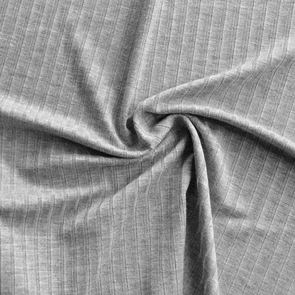 Tela Jersey Punto Color Rayón Spandex Rib Canuton Sicilia
