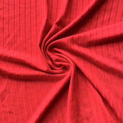 Tela Jersey Punto Color Rayón Spandex Rib Canuton Sicilia