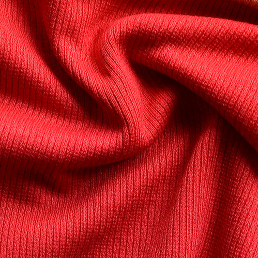 Tela Jersey Punto Color Rayón Spandex Rib Canutón Bari
