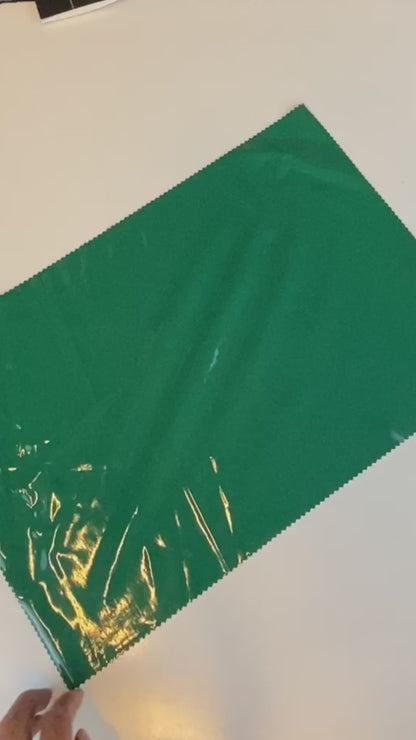 Tela Jersey Punto Poliéster PU Charol