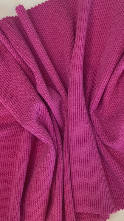 Tela Jersey Punto Poliéster Spandex Rib Canutón Morley